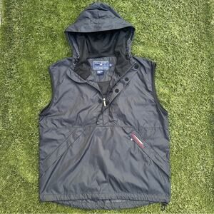 RARE Vintage Polo Sport Ralph Lauren Half Zip Pullover 90 Y2K Windbreaker Vest L